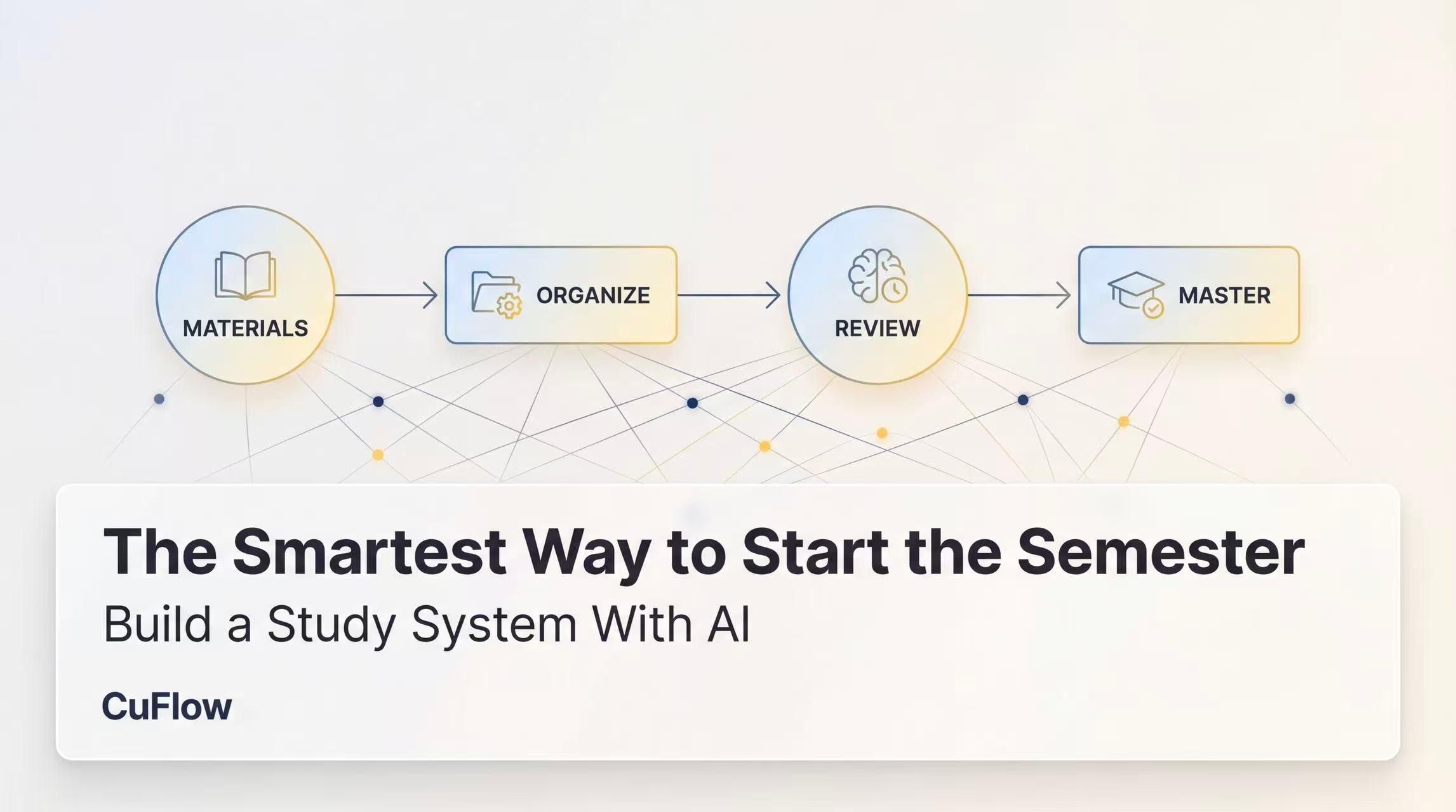 The Smartest Way to Start the Semester: Build a Study System With AI